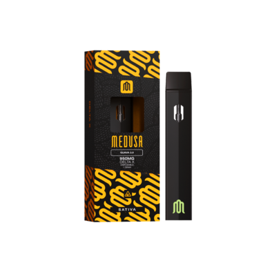 CANETAS VAPING DESCARTÁVEIS MEDUSA DELTA X - 1g DISPOSABLE - GUAVA 2.0