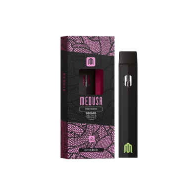 CANETAS VAPING DESCARTÁVEIS MEDUSA D8 - 1g DISPOSABLE - PINK RUNTZ