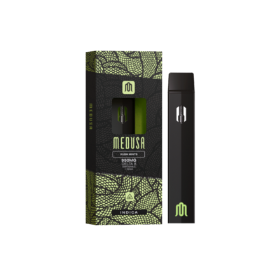 CANETAS VAPING DESCARTÁVEIS MEDUSA D8 - 1g DISPOSABLE - KUSH MINTS